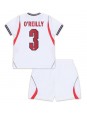 Anglie Nico O'Reilly #3 Domácí dres pro děti MS 2026 Krátký Rukáv (+ trenýrky)